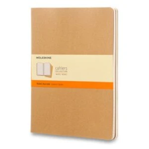 Moleskine: Sešity 3 ks linkované karton XL