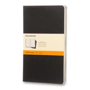 MOLESKINE Sešity 3 ks: linkované černé – L