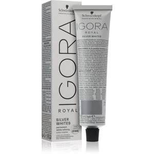 Schwarzkopf Professional IGORA Royal Absolutes SilverWhite tónujúca denná-permanentná farba na vlasy pre strieborné a biele vlasy odtieň Grey Lilac 6