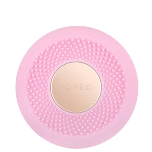 FOREO UFO™ Mini sonický přístroj pro urychlení účinků pleťové masky cestovní balení Pearl Pink