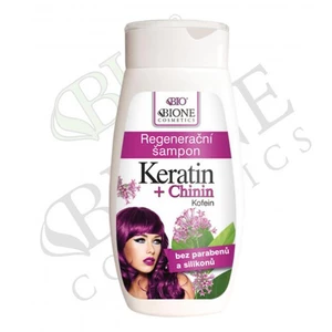 Bione Cosmetics Regeneračný šampón Keratin + Chinin 260 ml
