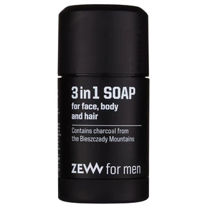 Zew For Men přírodní tuhé mýdlo na obličej, tělo a vlasy 3 v 1 85 ml