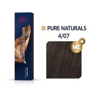 Wella Professionals Koleston Perfect ME+ Pure Naturals permanentní barva na vlasy odstín 4/07 60 ml