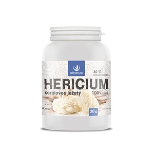 Allnature Hericium koralovec ježovitý 100 kapsulí