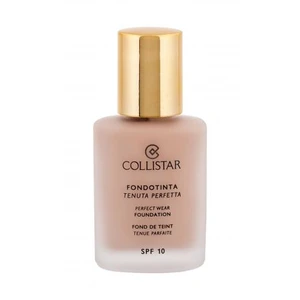 Collistar Perfect Wear Foundation voděodolný tekutý make-up SPF 10 odstín 4 Biscuit 30 ml