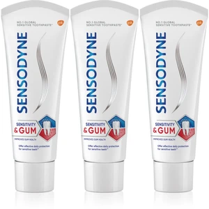 Sensodyne Sensitivity & Gum zubní pasta pro citlivé zuby 3x75 ml