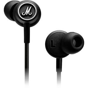 Špuntová sluchátka sluchátka do uší marshall mode, černá