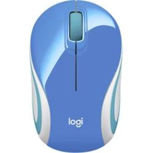 myš Logitech Wireless Mini Mouse M187 modrá