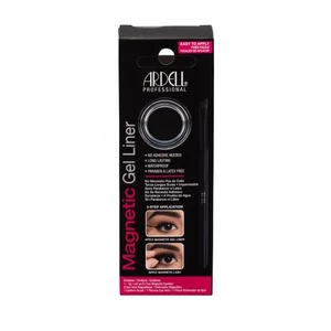 Ardell Magnetic Gel Liner dárková kazeta magnetická gelová linka 3 g + štěteček na linku 1 ks pro ženy Black