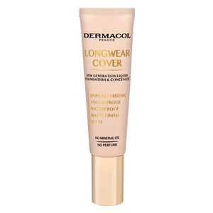 Dermacol Dlouhotrvající krycí make-up Longwear Cover SPF 15 (Liquid Foundation & Concealer) 30 ml 03 Beige