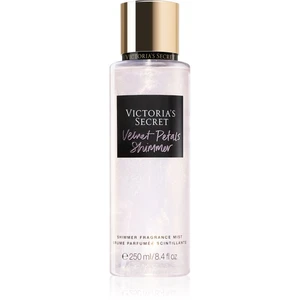 Victoria's Secret Velvet Petals Shimmer telový sprej s trblietkami pre ženy 250 ml