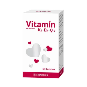 Biomedica Vitamín K2+D3+Q10 60 tobolek