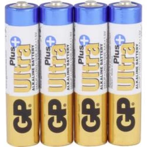 Mikrotužková batérie typu AAA alkalicko-mangánová GP Batteries GP24AUP / LR03 , 1.5 V, 4 ks