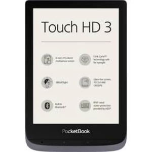 EBook čítačka 15.2 cm (6 palca) PocketBook Touch HD 3 metallic grey sivá (metalíza)