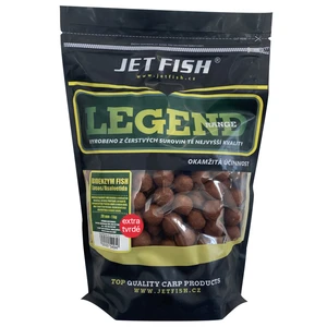 Jet fish extra tvrdé boilie legend range bioenzym fish 20 mm 250 g