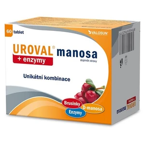 UROVAL Manosa + enzymy 30 tablet