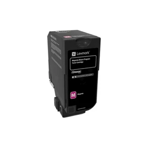 Lexmark 74C2HME, magenta, 12000 str., return, high capacity, corporate cartridge originálny toner