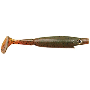 Strike pro gumová nástraha piglet shad motor oil pepper-8,5 cm 4 g