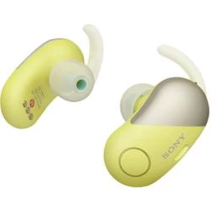 True Wireless sportovní špuntová sluchátka Sony WF-SP700N WFSP700NY.CE7, žlutá