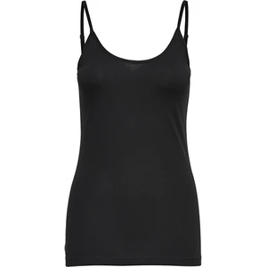 Jacqueline de Yong Dámske tielko JDYAVA LIFE SINGLET JRS Noosa Black XL