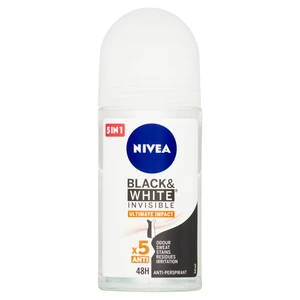 Nivea Invisible Black & White Ultimate Impact kuličkový antiperspirant 48h 50 ml