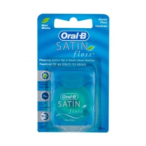 Oral B Satin Floss dentální nit příchuť Menthol 25 m