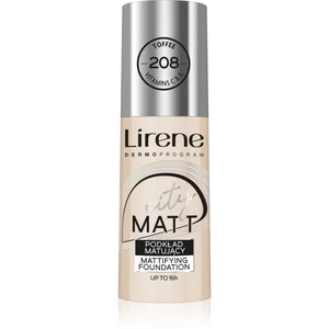 Lirene City Matt matující fluidní make-up s vyhlazujícím efektem odstín 208 Toffee 30 ml