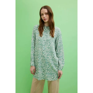 DEFACTO Regular Fit Animal Patterned Long Sleeve Tunic