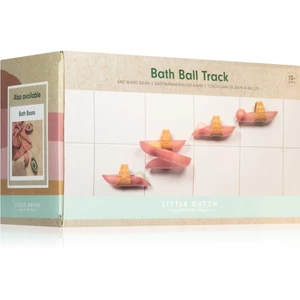 Little Dutch Bath Ball Track Pink kuličková dráha do vany 10 m+ 8 ks