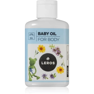 Leros BIO Baby oil divoký tymián & měsíček masážní olej pro dětskou pokožku 100 ml