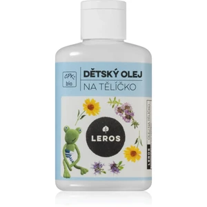 Leros BIO Baby oil divoký tymián & nechtík masážny olej na detskú pokožku 100 ml