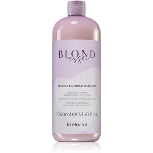 Inebrya BLONDesse Blonde Miracle Shampoo čisticí detoxikační šampon pro blond vlasy 1000 ml