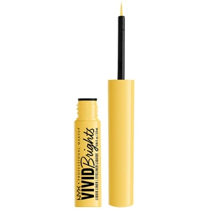 NYX Professional Makeup Vivid Brights tekuté linky na oči odtieň 03 Had Me At Yellow 2 ml