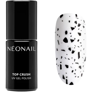 NeoNail Top Crush vrchní lak na nehty s použitím UV/LED lampy odstín Black Gloss 7,2 ml