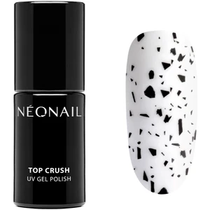 NeoNail Top Crush vrchní lak na nehty s použitím UV/LED lampy odstín Black Gloss 7,2 ml