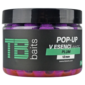 Tb baits plovoucí boilie pop-up plum + nhdc 65 g-12 mm