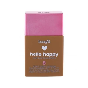 Benefit Hello Happy Soft Blur Foundation tekutý mejkap s matným finišom SPF 15 odtieň 08 Tan Warm 30 ml