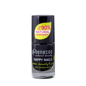 Benecos Happy Nails ošetrujúci lak na nechty odtieň Licorice 5 ml