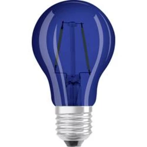 LED žiarovka OSRAM 4058075816008 230 V, E27, 2 W = 15 W, modrá, A + (A ++ - E), tvar žiarovky, vlákno, 1 ks