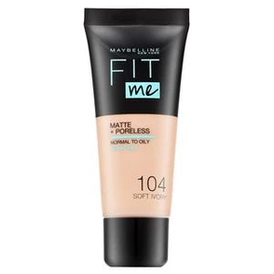 Maybelline Sjednocující make-up s matujícím efektem Fit Me! (Matte & Poreless Make-Up) 30 ml 104 Soft Ivory