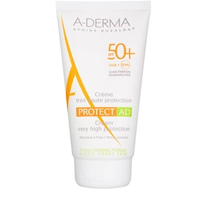 A-Derma Protect AD ochranný opalovací krém pro atopickou pokožku SPF 50+ 150 ml