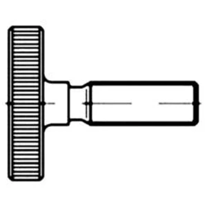 Rýhovaný šroub TOOLCRAFT 112070, N/A, M4, 20 mm, ocel, 50 ks