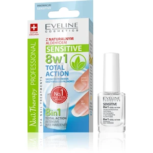 Eveline Cosmetics Total Action spevňujúci lak na nechty 8 v 1 12 ml