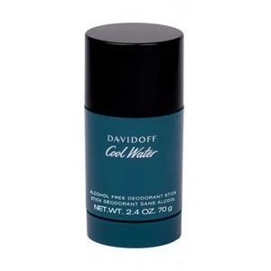 Davidoff Cool Water Alcohol Free 75 ml dezodorant pre mužov bez alkoholu; deostick