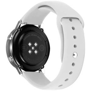 4wrist Silikonový řemínek pro Samsung Galaxy Watch - White 20 mm