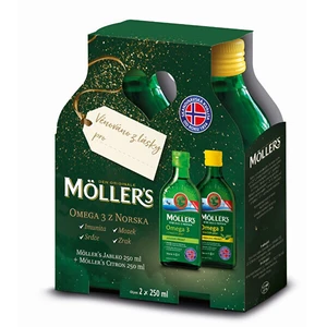 Möller´s Möller`s Omega 3 Citron Citron + Jablko 250 ml Darčekové balenie