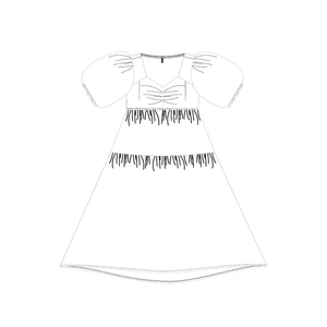 LADY'S DRESS L-SU-4066 WHITE