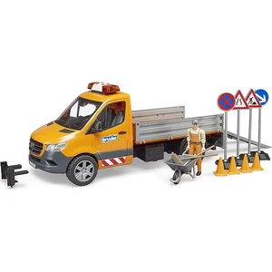 Bruder 2677 MB Sprinter komunálne so značkami