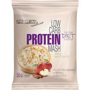 Prom-IN Wellness Low Carb Protein Mash instantní kaše s proteinem příchuť Apple & Cinnamon 50 g