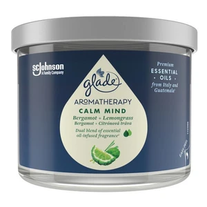 Glade Vonná svíčka s vůní bergamotu a citronové trávy Aromatherapy Calm Mind 260 g
